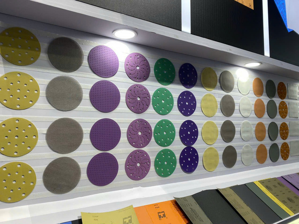 Round abrasive sheet