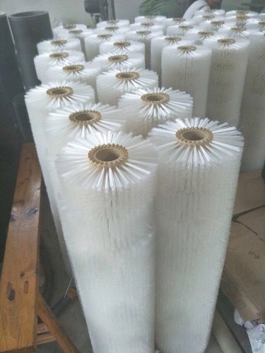 Roller bristle brush
