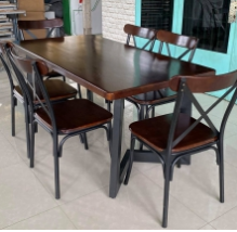 Iron table and chair sets