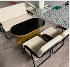 Iron table and chair sets