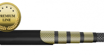 Hydraulic rubber pipe