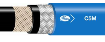 Hydraulic rubber pipe