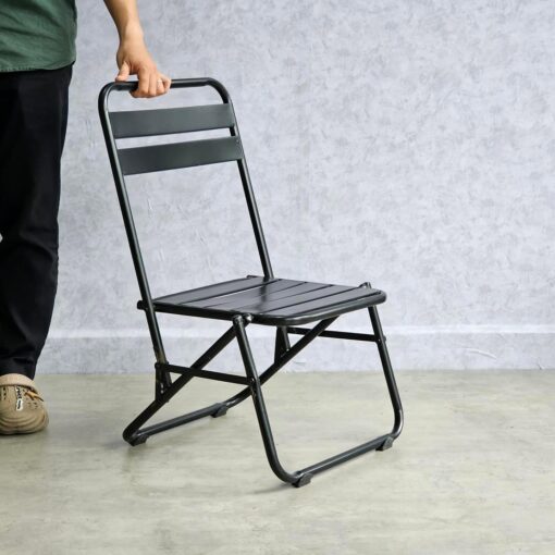Iron folding chair