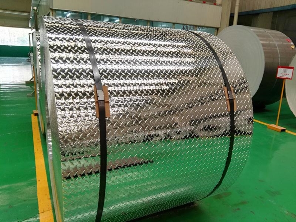 Anti-slip aluminum