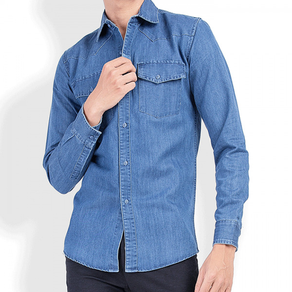 Men denim shirt AJN021