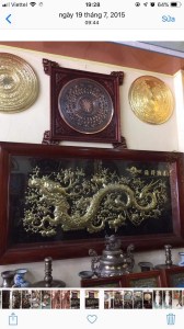 Bronze painting casting