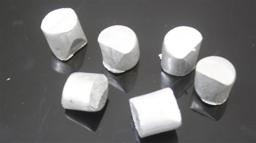 Aluminum pellets tightly