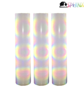 Reflective thermal decal paper
