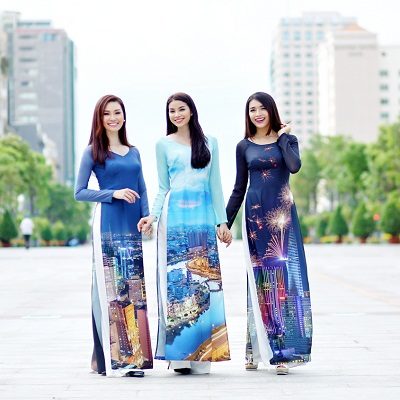 Ao Dai printing