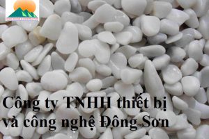 White pebbles