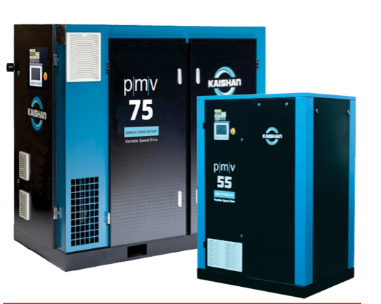 Inverter air compressor with oil screw