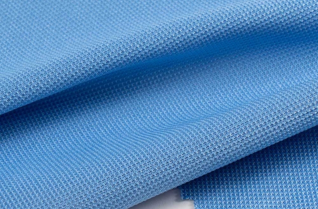 Polyester spandex pique fabric