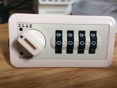 Locker security combination lock