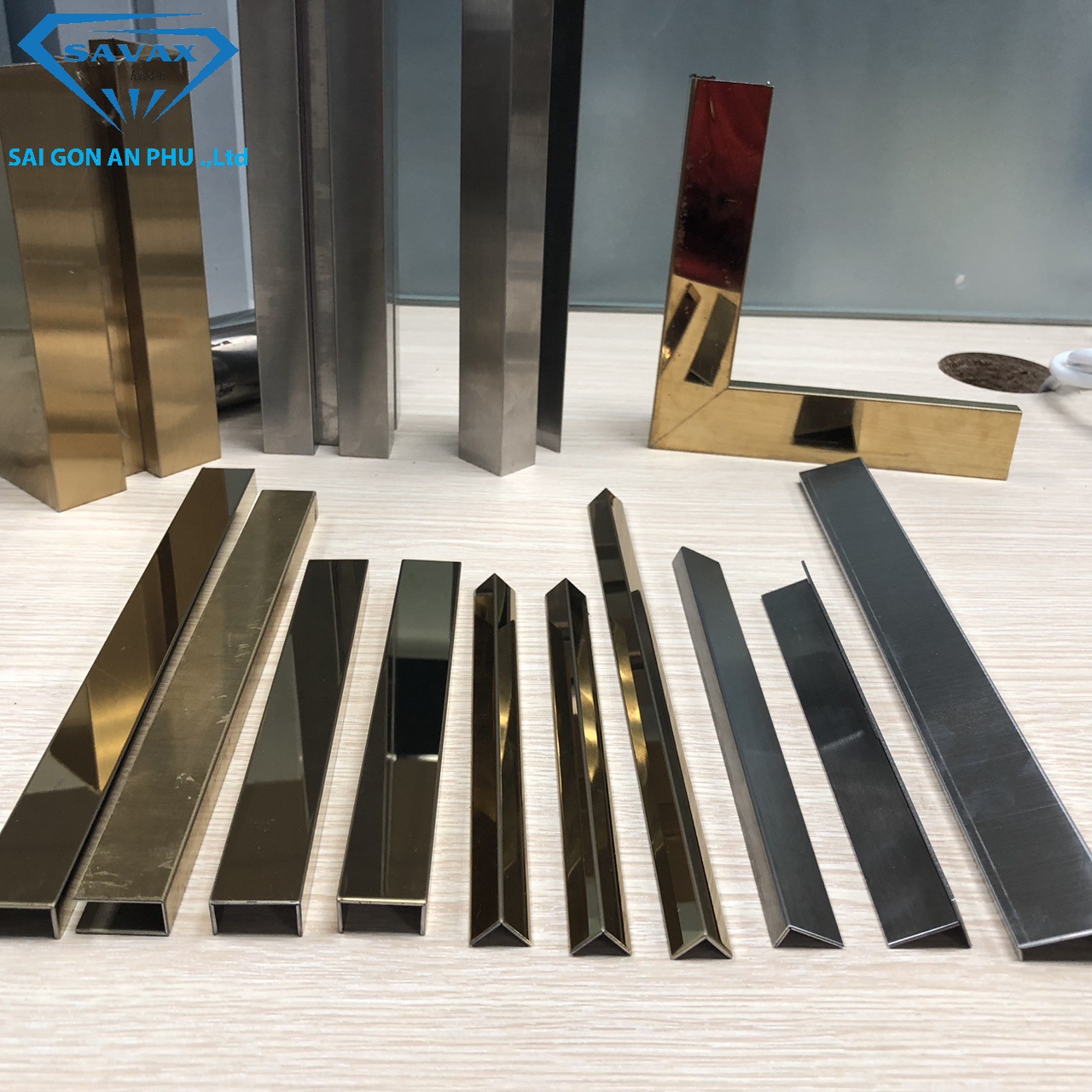 Stainless steel profiles plating