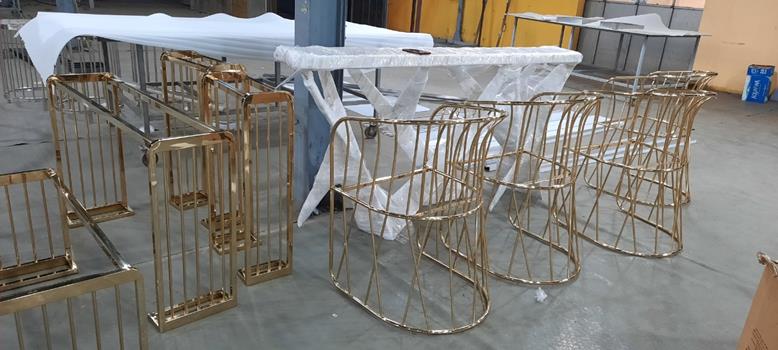 Table & chair frame plating