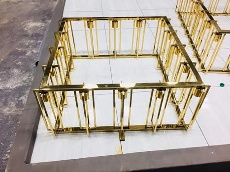Table & chair frame plating