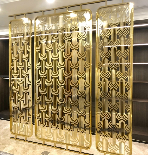 Interior partition plating