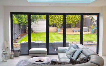 High-grade aluminum door