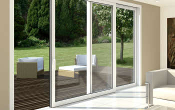 High-grade aluminum door