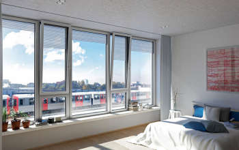 High-grade aluminum door