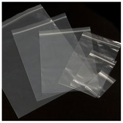 White line zipper bag