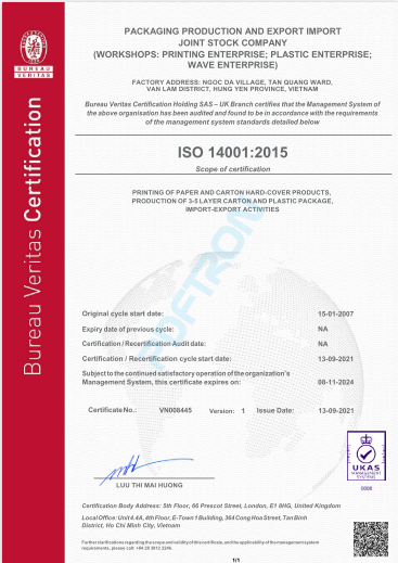 Certification