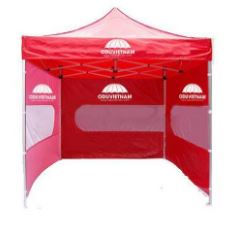Automatic awning with steel frame