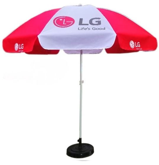 Outdoor advertising umbrella