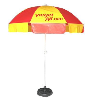 Outdoor advertising umbrella