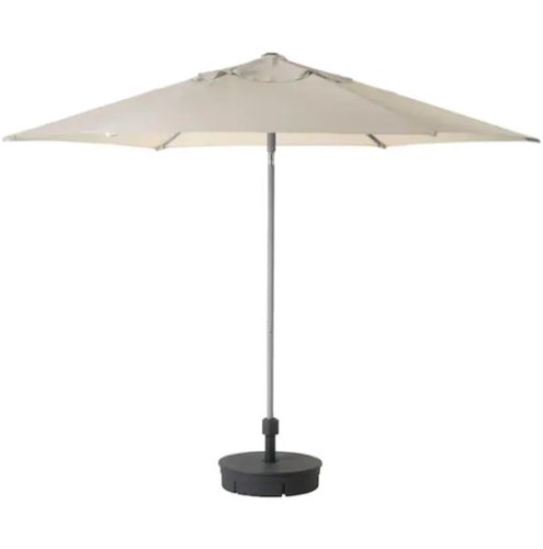 Centre umbrella with iron frame