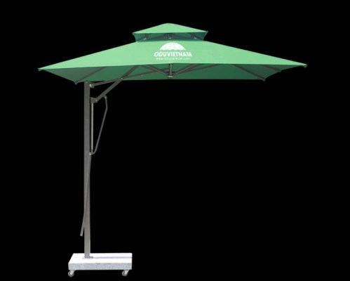Square eccentric umbrella