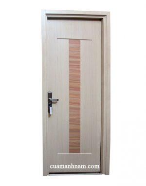 Wood grain steel door