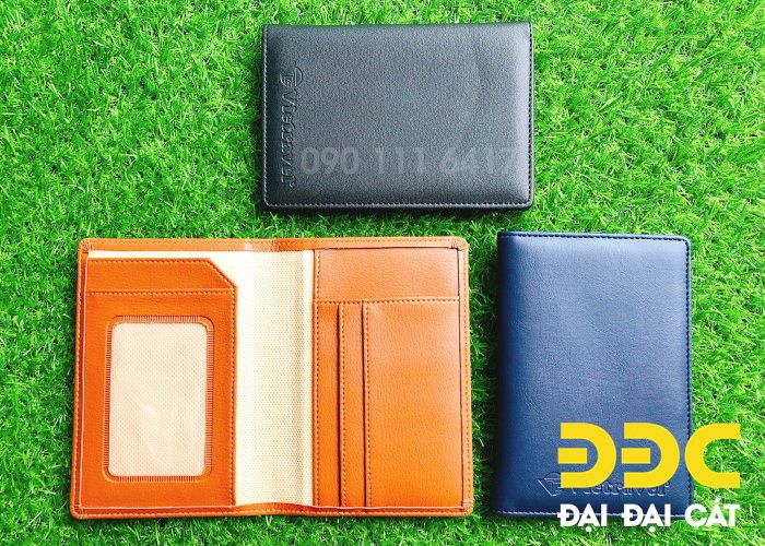 Simili leather passport holder