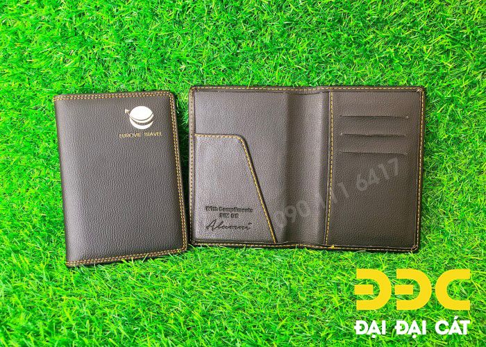 Leather passport holder