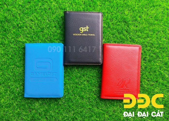 Leather passport cover