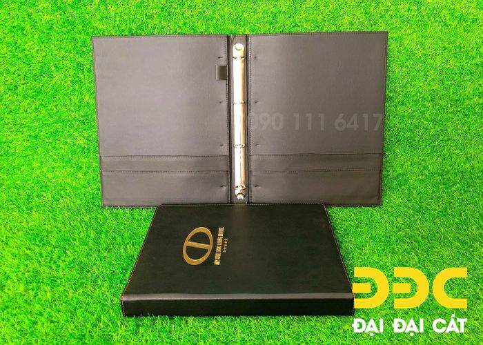 4-ring leather cover