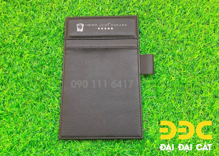 Leather bill holder