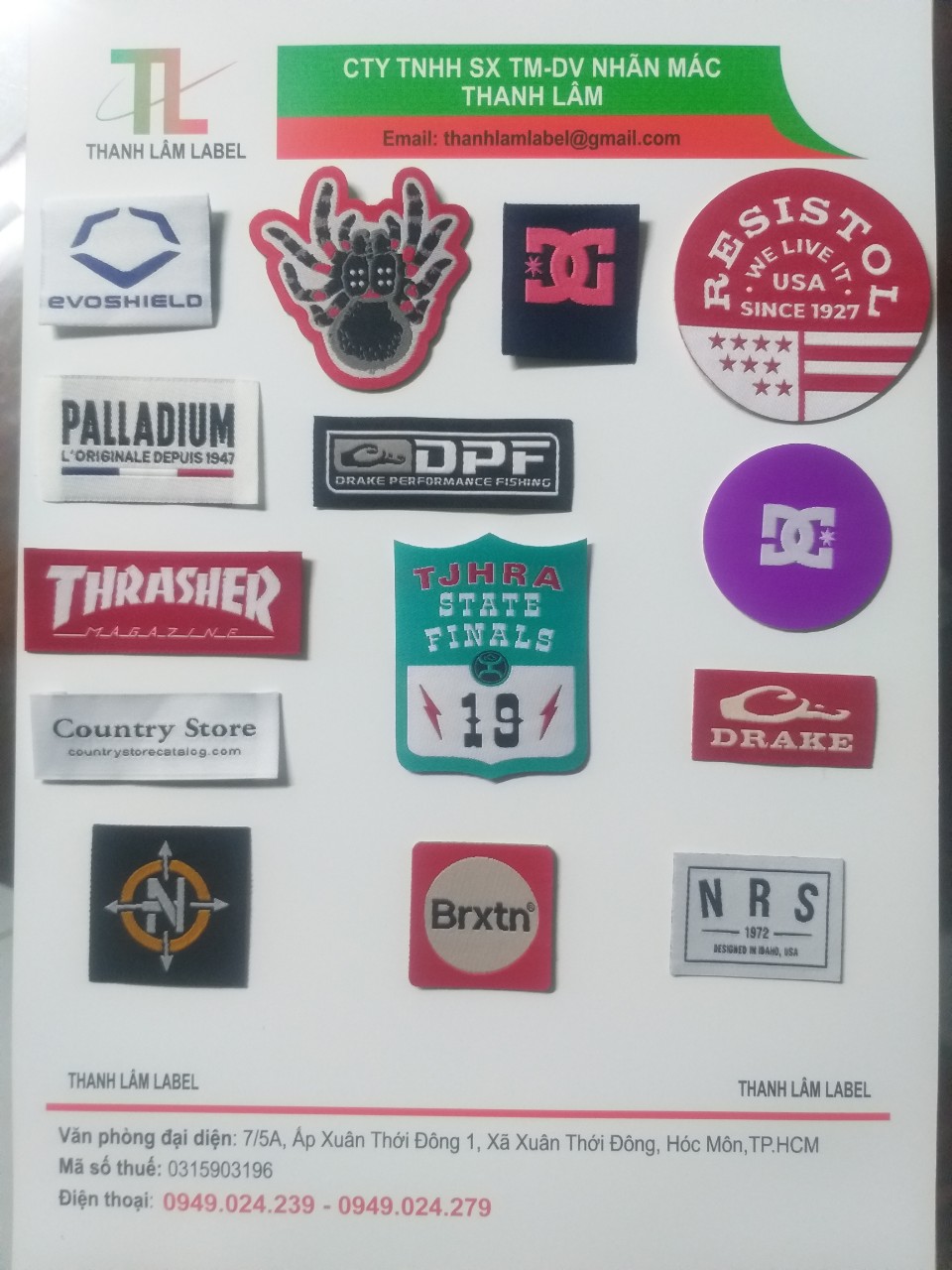 Woven label