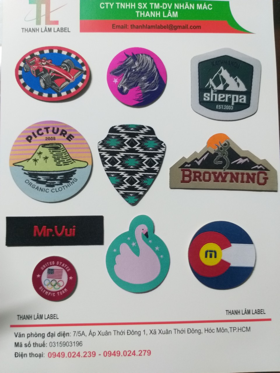 Woven label