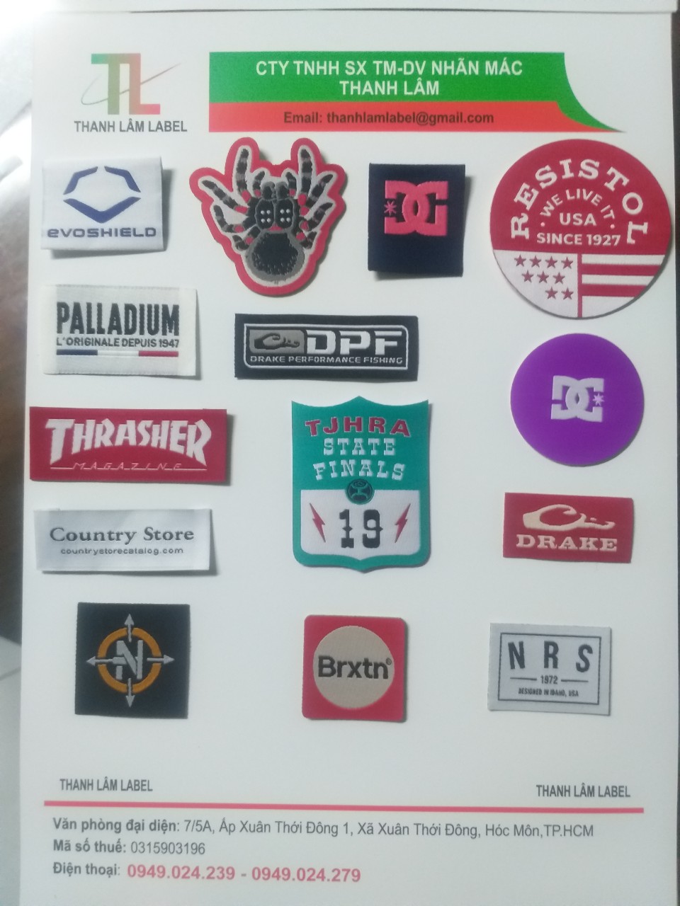 Woven label