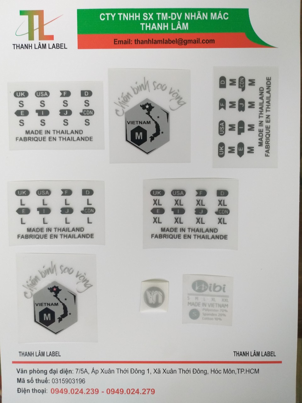 Heat transfer label