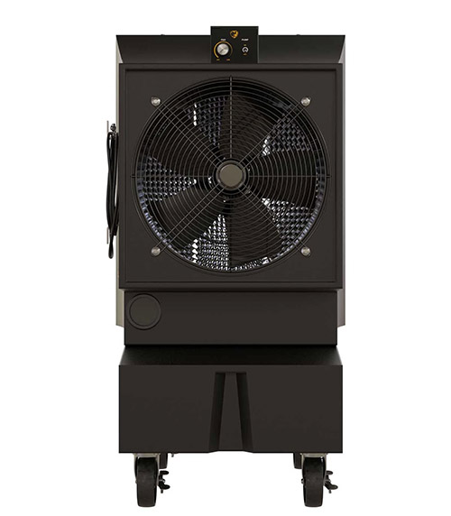 Water mist cooling fan