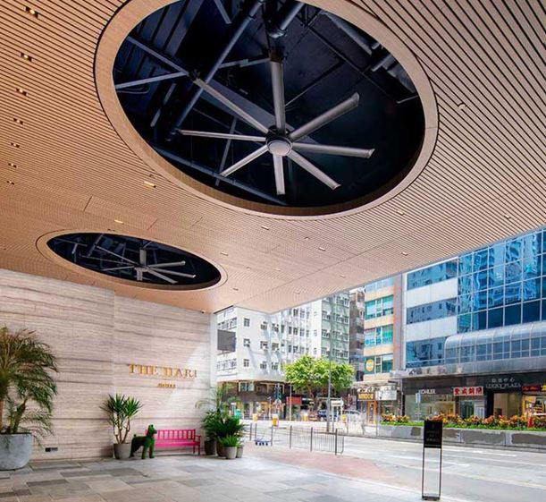 Hotel ceiling fan