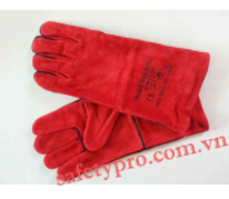 Welding leather gloves