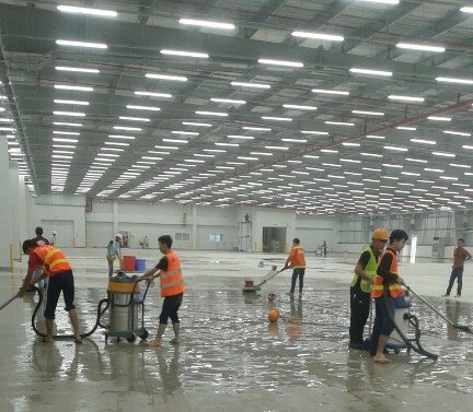 Industrial cleaning of Cholimex Vinh Loc project