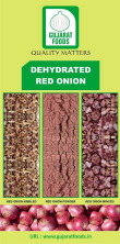Dehydrated red onion