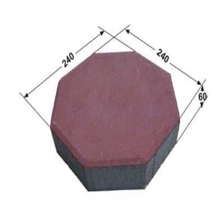 Octagonal brick