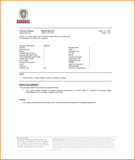 Certificates