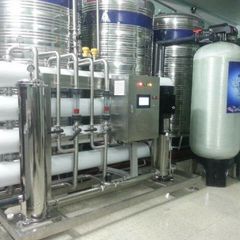 2000L/h purified water filtration line