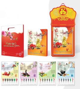Tet calendar printing